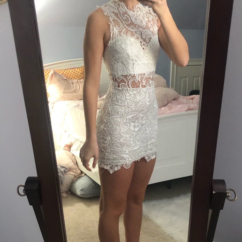 Lace cocktail dress